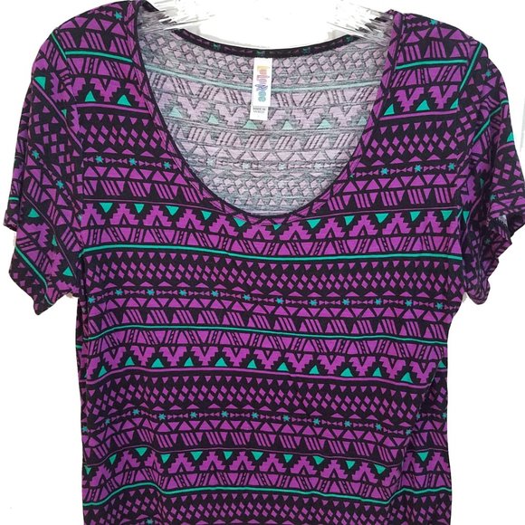 LuLaRoe Women's Purple Hi Lo Shirt Top Blouse - Picture 2 of 10